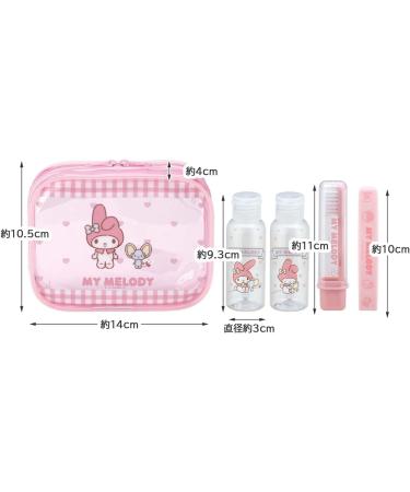 Travel Set My Melody Always with You - Skater 150x45x117mm Multicolor | International Shipping Available - Buy Online on SooperMarket.com