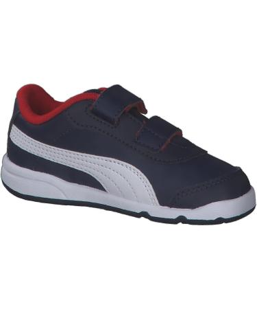 PUMA Kids Stepfleex 2 Sl Ve V Ps Trainers 1.5 UK Child Peacoat White Flame Scarlet - Buy Online on SooperMarket.com