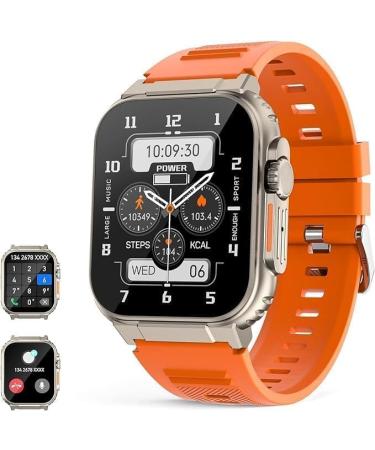 Smartwatch 49 mm series 5.6 cm fitness watches for women and men exercise modes sleep-tracking apps waterproof watch for iOS and Android