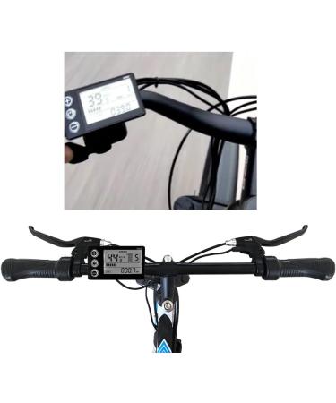 S866 Electric Bicycle LCD Display Meter - 24V 36V 48V E-Bike Control Panel with Waterproof Plug and UART Communication Protocol - Buy Online on SooperMarket.com