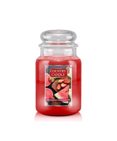 Strawberry Watermelon by Country Candle - large scented candle in a glass - 23oz - 2-wick
