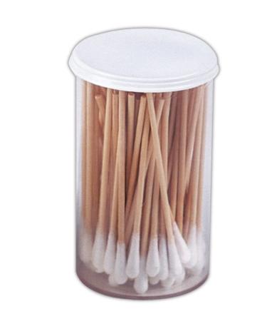 Medique MP604-33 Non-sterile Tip Applicator Capacity Volume Cotton/Wood Standard Brown/White (4 Applicators) Brown/white 4 Units