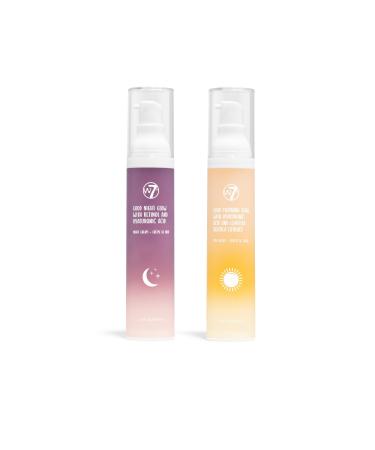 W7 Good Morning & Good Night Glow Face Cream - 2 Pack - Hydrating & Repairing Skincare Set