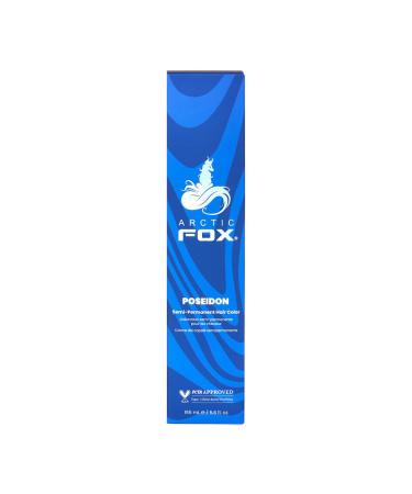 ARCTIC FOX 100% Vegan & Cruelty Free Vibrant Semi Permanent Hair Colour Dye - Poseidon 165 ml e