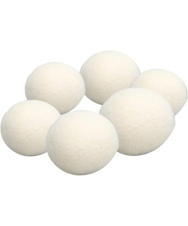 Dekaim 6pcs Wool Drying Balls Reusable Static Reduction Time Saving Skin Friendly Softener Ball for Clothes(3CM) - Buy Online on SooperMarket.com