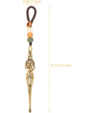 2pcs Brass Ear Hanging Pendant Ring Ear Cleaner - Healeved Ear Wax Removal Tool - Buy Online on SooperMarket.com