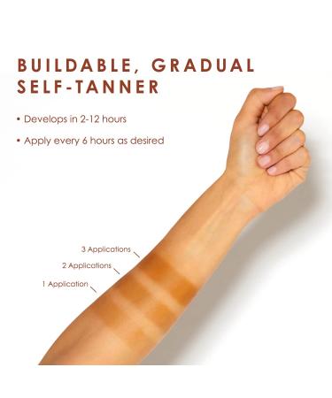 TEMPTU Infinite Summer Airbrush Gradual Self Tanner Spray & Liquid Refill - Vegan & Natural Tanning Solution for Face, Legs & Body - Buy Online on SooperMarket.com