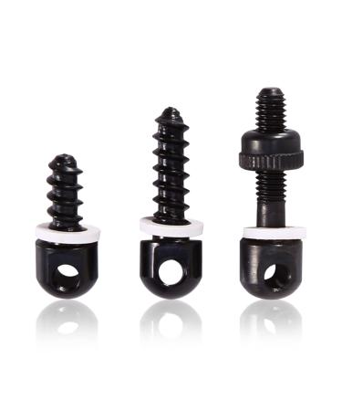 Dioche Sling Screw Quick Release Sling Screw Adapter Cleats Base Swivel Tool for Hunting (3pcs)