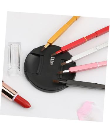 Travel Makeup Brush Lipstick Applicator Lipstick Brush Lip Gloss Brush Lipsticks Lip Scrub Brush Lipstick Makeup Brush Lip Applicator Wands Plate Retractable Red - Buy Online on SooperMarket.com
