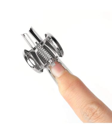 Nail Extension Clips - 5pcs Stainless Steel Silver C Curve Nail Art Accessories for Perfect Extensions - Buy Online on SooperMarket.com