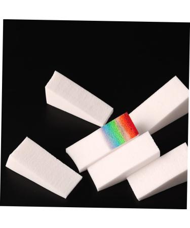 NOLITOY 60 Pcs Nail Sponge Triangle Makeup Tools | Nail Art Design Gradient Sponge | Soft Manicure Powder Puff & Nail Brush | Perfect for DIY Nail Art - Buy Online on SooperMarket.com