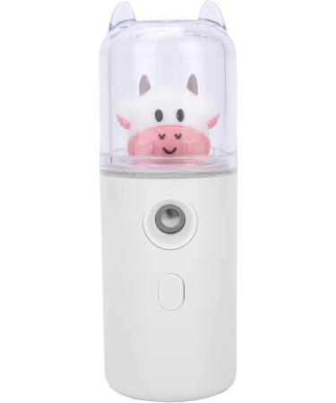 Handy Mist Sprayer Cute cartoon animal portable facial mist sprayer home office moisturizing spray USB Rechargeable Moisturizing Skin Care(White) - Buy Online on SooperMarket.com