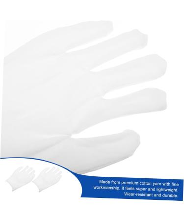 OSALADI 12pairs Gloves Paraffin Bath Mittens Christmas Santa Costume Santa Cosplay Costume Wax Bath Liners Paraffin Wax Liners Advanced Work Cotton Yarn White Labor Protection Cotton - Buy Online on SooperMarket.com
