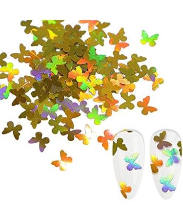 12 Colors Butterfly Nail Art Glitter Sequins | 3D Holographic Decals for Acrylic Nails | Manicure Paillettes & Ultrathin Glitters | Nail Art Supplies for Women - Buy Online on SooperMarket.com