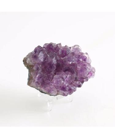 1pc 60g-200g Natural Rough Amethyst Cluster Raw Geode Crystals Stone Suitable for Home HOMEZHOU (Color : 85g-100g)