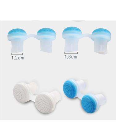 Amawa 2Pcs Mini Silicone Anti-Snoring Device - Blue | Stop Snoring and Improve Sleep Quality - Buy Online on SooperMarket.com