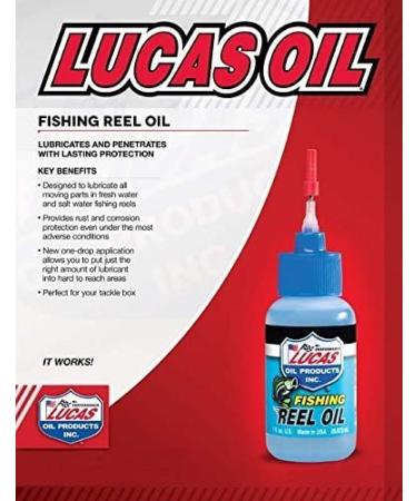 Lubricate with Lucas Fishing Reel Oil 10690 for Smooth Performance - Buy Online on SooperMarket.com