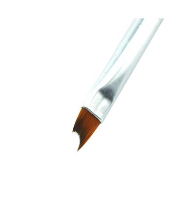 French Tip Nail Brush with Black Handle - Oblique Head UV Gel Acrylic Painting Pen | Pack of 1 - Buy Online on SooperMarket.com