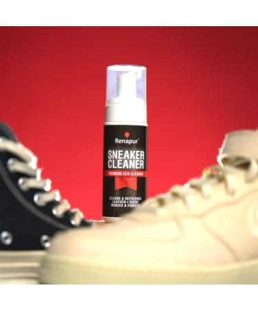 Renapur Sneaker Cleaner (150ml) - Natural Foaming Cleaner for Sneakers, Trainers & Kicks - Buy Online on SooperMarket.com