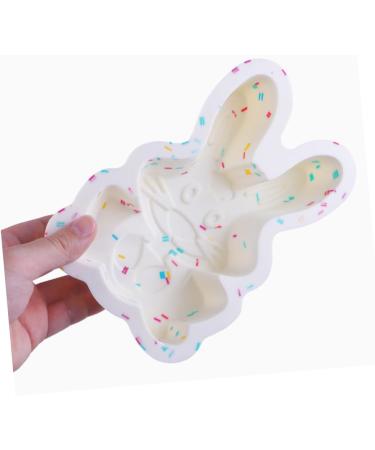 Easter Egg Silicone Mold Rabbit Fondant Molds Tapas De Ajustables Molds for Resin Easter Fondant Silicone Body Wash Scrubber Homemade Cookies DIY Silica Gel Cheese Dessert 19X13X3CM - Buy Online on SooperMarket.com