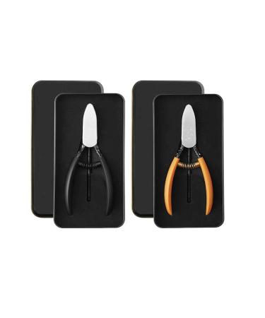 Professional Podiatrist Toenail Clipper for Thick/Ingrown Nails - Surgical Stainless Steel, Rubber Handles, Recommended by Foot Surgeons - Suitable for Men, Seniors, Adults (Black) - Buy Online on SooperMarket.com
