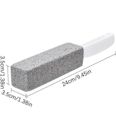 Yawdil Pumice Stone For Toilet Bowl Cleaning Scouring Stick With Handle Powerfully Away Limescale Stain Cleaning Tool - Buy Online on SooperMarket.com