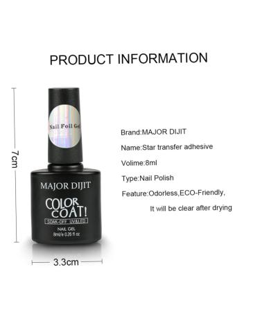FRCOLOR 2pcs Nail Salon Nail Art Design Nail Lacquer Nail Polish Remover Artificial Nails Repair Glue Manicure Diy Art Nail Art Foil Glue Nail Gel Lacquer Star Paper Phototherapy Glue 7*3.3*1cmx2pcs Blackx2pcs - Buy Online on SooperMarket.com