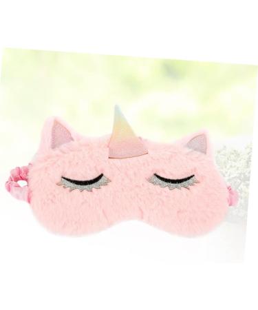 Child's Pink Embroidered Eye Mask with Makeup Eyeshadow Design - 1 Count - Buy Online on SooperMarket.com