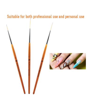 Nail Art Drawing Line Brush - UV/LED Painting & Builder Tips for Perfect Nails - International Shipping - Buy Online on SooperMarket.com