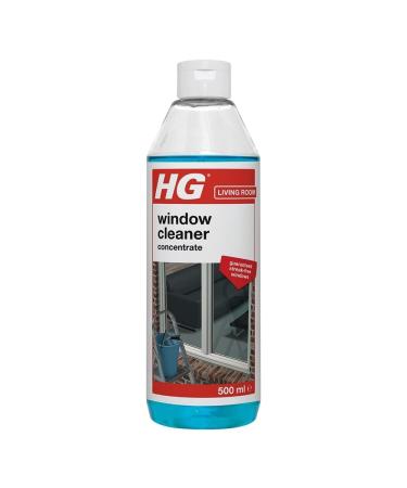 HG Window Cleaner Professional Super Concentrated Formula for Clean Streak-Free Shine Used by Professional Window Cleaners - 500ml (297050106)