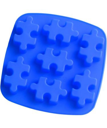 HOMSFOU 2pcs Candy Molds Silicone Mold Silicone Candy Mold De para Gelatinas Chocolate Molds DIY Cake Mold Chocolate Moulds Chocolate Making Shape Puzzle Ice Making mediumx2pcs As Shownx2pcs - Buy Online on SooperMarket.com