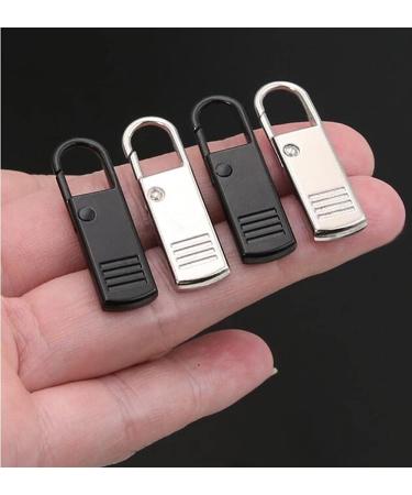 10pcs Metal Zipper Pull Tabs - Durable Zipper Tags for Bags Clothes Coats Jackets & Backpacks | International Shipping - Buy Online on SooperMarket.com
