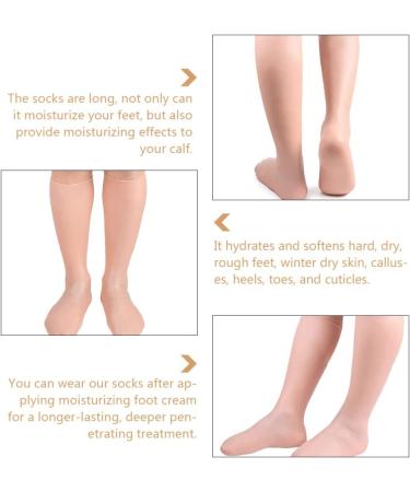 Buy Lurrose Moisturizing Gel Socks for Cracked Feet - Hydrating Peeling Socks for Soft Heels - International Shipping - Buy Online on SooperMarket.com