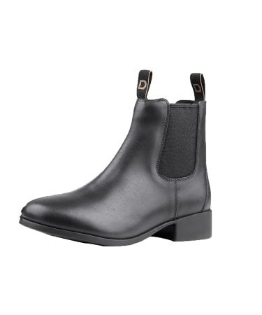Dublin Childrens/Kids Leather Foundation Jodhpur Boots (12 M US Little Kid) (Black)