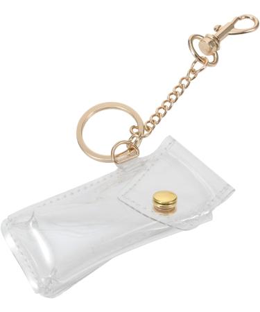 VALICLUD Clear Lipstick Keychain 2 Pack - Chapstick Holder with Clear Cap - Buy Online on SooperMarket.com