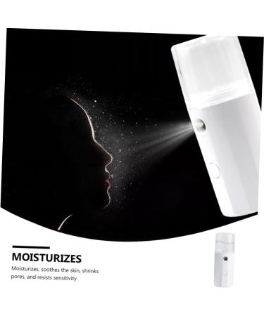 Baluue 1pc Hydrating Instrument Mist Sprayer Mini Mister Electric Face Facial Mister White Abs - Buy Online on SooperMarket.com