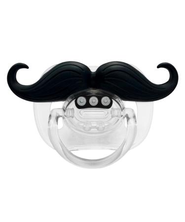 Ventdouce Schnuller for newborn funny pacifier for 0 6 months mustache pacifier teeth binky gift pacifier for boys and girls black C: curly Beard