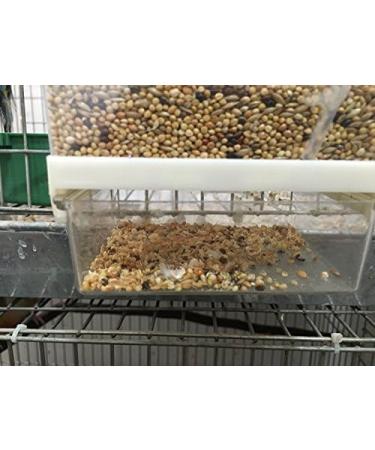 Hypeety Automatic Bird Feeder: No Mess Seed Food Container for Budgerigar, Canary, Cockatiel, Finch, Parakeet - Cage Accessories - Buy Online on SooperMarket.com