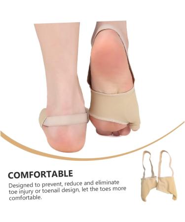 FOMIYES Gel Toe Cover Sleeve Protectors - Bunion & Toe Separator - Pinky Toe Guards - 1 Pair (19x6.5cm) - Buy Online on SooperMarket.com