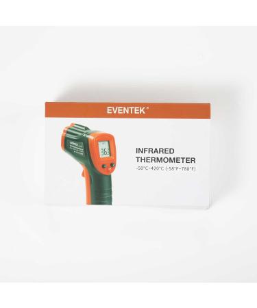 Eventk IR Laser Thermometer - Contactless Digital Temperature Gun -50 C to 420 C (-58 F to 788 F) for Precise Non-Medical Measurements - Buy Online on SooperMarket.com