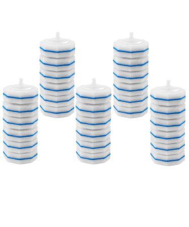 BLASHRD Disposable Toilet Flushable Refill Brush Flushable Refills Toilet Wand Refills 30Pcs