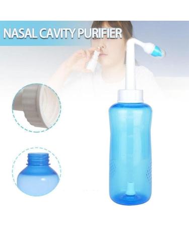 WNPXQNT Nose Nasal Wash System Pot Sinus Allergies Relief Rinse Blue 500mL Adults Plastic New Children Neti Equipment - Buy Online on SooperMarket.com