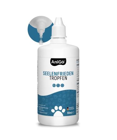 Anigo soul peace drop relax liquid anti-stress drops for dogs cats & pets sedatives against stress fear |Natural relaxation with high acceptance 110ml