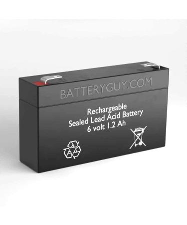 Masimo Rad-8 Pulse Oximeter replacement 6V 1.2Ah SLA battery - BatteryGuy brand equivalent (rechargeable)