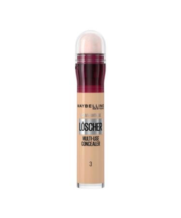 Maybelline New York drops cover for men skin care with color 5 different shades for concealing eye rings and pimples awake and well -kept appearance No. 03 Fair 6.8 ml Fair 6.8 ml (1 Pack)