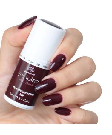 Alessandro Striplac UV Nail Polish - Award Winning Red - Vegan & Peel-Off Long-Lasting - 8ml 192 - Buy Online on SooperMarket.com