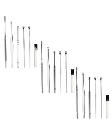 FOMIYES 3 Sets 6-Piece Ear Cleaning Set Cleaning Set Blush Set Ear Cleaner for Ear Wax Scraper Ear Cleaning Kit Ear Cleaner Tool Ear Wax Removing Tool Ear Wax Remover Kit LED