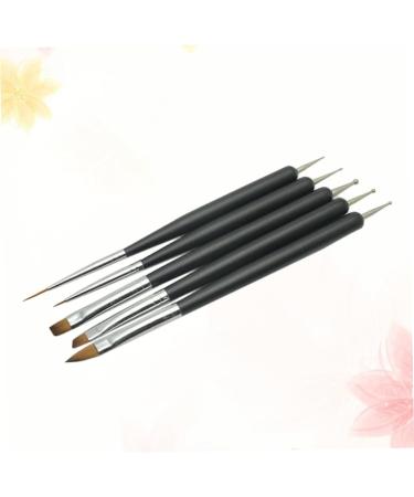 minkissy Pens Set nail art pen manicure pen dot painting tools nail art polish pens manicure tools professional nail brush nail art drill pen nail art Accessory picker dual purpose Drill 15.7*0.4CM Black - Buy Online on SooperMarket.com
