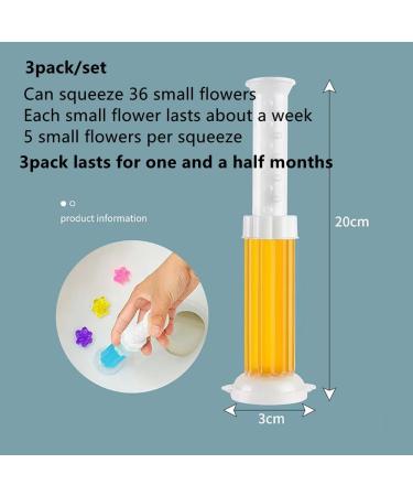 Toilet Gel Stamps - 3 Pack | 36 Toilet Bowl Stamps | Long-Lasting Floral Scent | Refreshing Toilet Gel Refills - Buy Online on SooperMarket.com