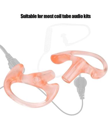 Replacement Soft Silicone Ear Buds Earmold (Left and Right Ear) for Two Way Radio Large Earmold Inserts for Most Coil Tube Audio Kits(Large) - Buy Online on SooperMarket.com